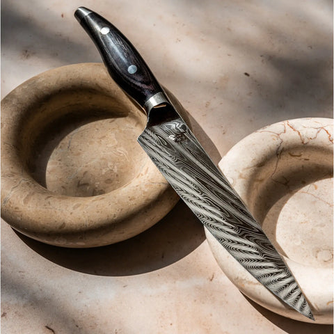 KAI Shun Nagare Black Allzweckmesser 15 cm – NDC-0701S | Premium Dual-Core Damastmesser KAI