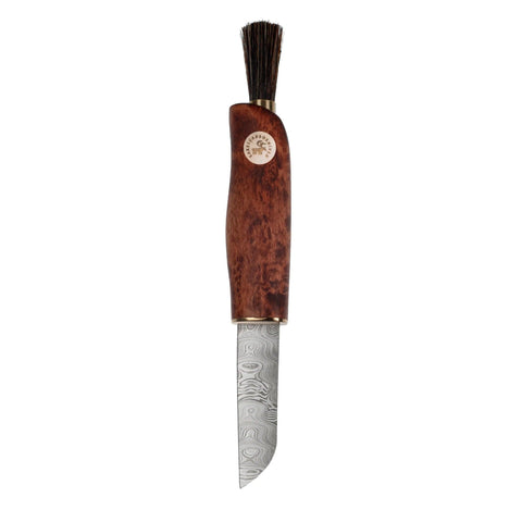 Karesuando Sponge knife Zwampe Brown Damasteel® Nordic light™