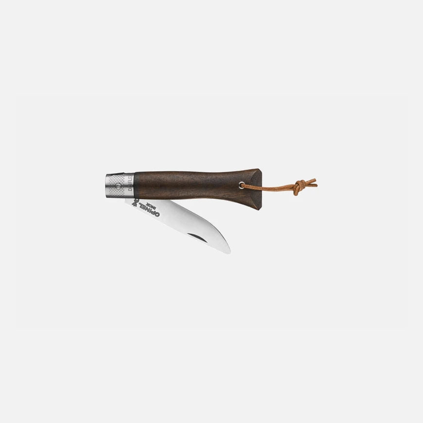 Opinel néo6 Opiflex Taschenmesser Nussbaum 7 cm – Sicheres EDC, Made in France