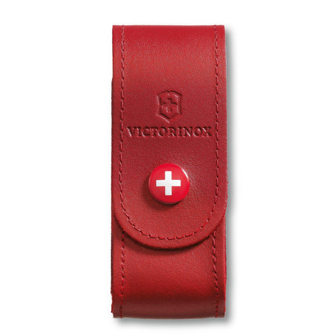 Victorinox Belt Pouch Leather Blister Rot Leder Etui passend für Huntsman usw.