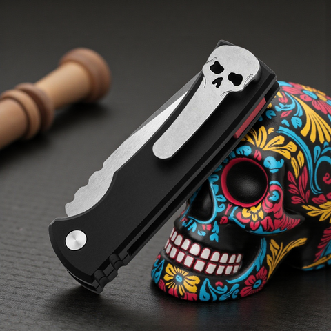 Böker Mini Redencion 42a – §42a-konformes EDC Taschenmesser mit MagnaCut-Klinge & Button Lock