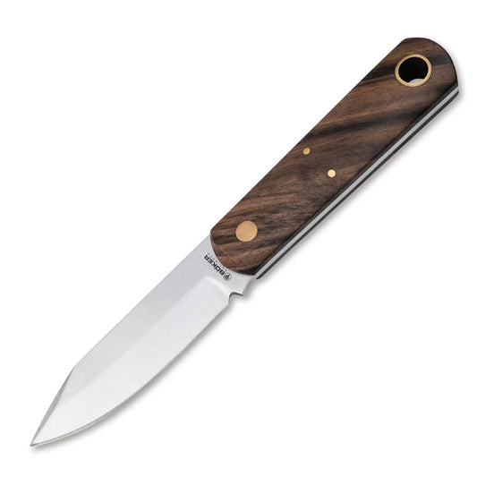 Böker Barlow BFF – Feststehendes EDC Messer mit AEB-L-Klinge & Walnussholzgriff Böker Manufaktur Solingen