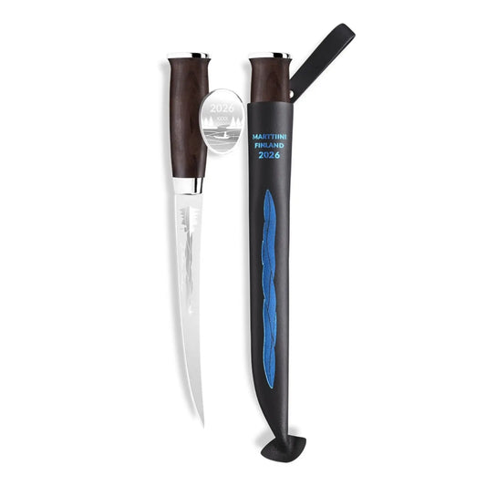 Marttiini Järvi Annual Knife 2026 – Limitiertes Jahresmesser, Fischfiletiermesser, Birkenholz Marttiini