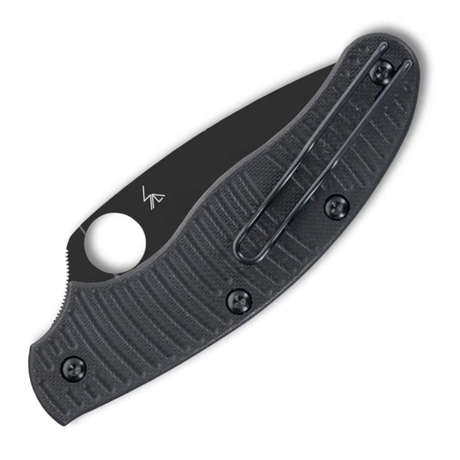Spyderco UK Penknife Salt C94GMCBKP – schwarze MagnaCut-Klinge im Detail
