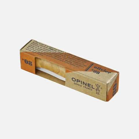 Opinel N°08 Olivenholz – Elegantes Taschenmesser mit Edelstahlklinge & mediterranem Holzgriff Opinel