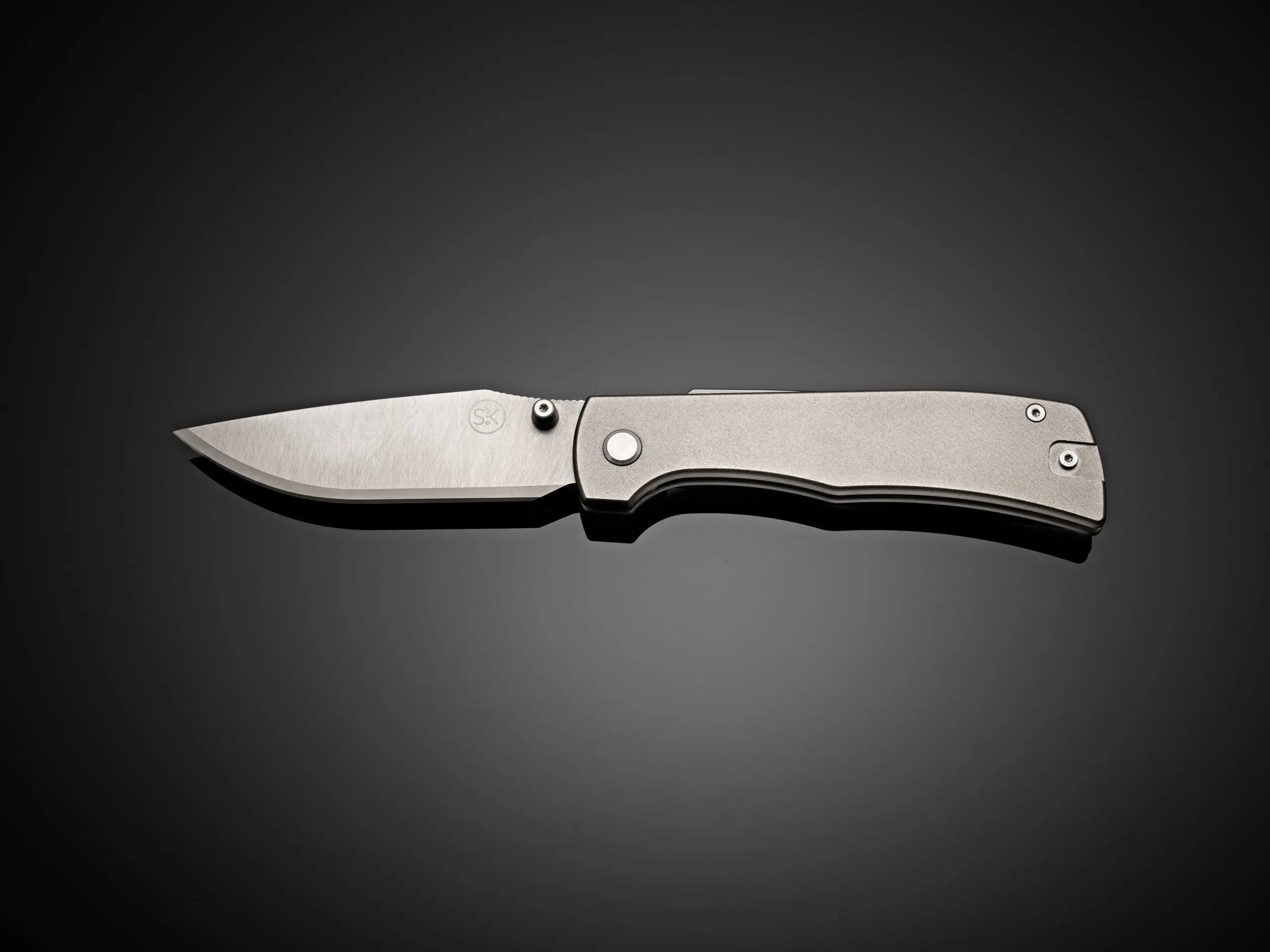 Sandrin Knives Monza Titanium – Tungsten Carbide 71 HRC Folder mit Titan Griff Recoil Lock Sandrin KNIVES