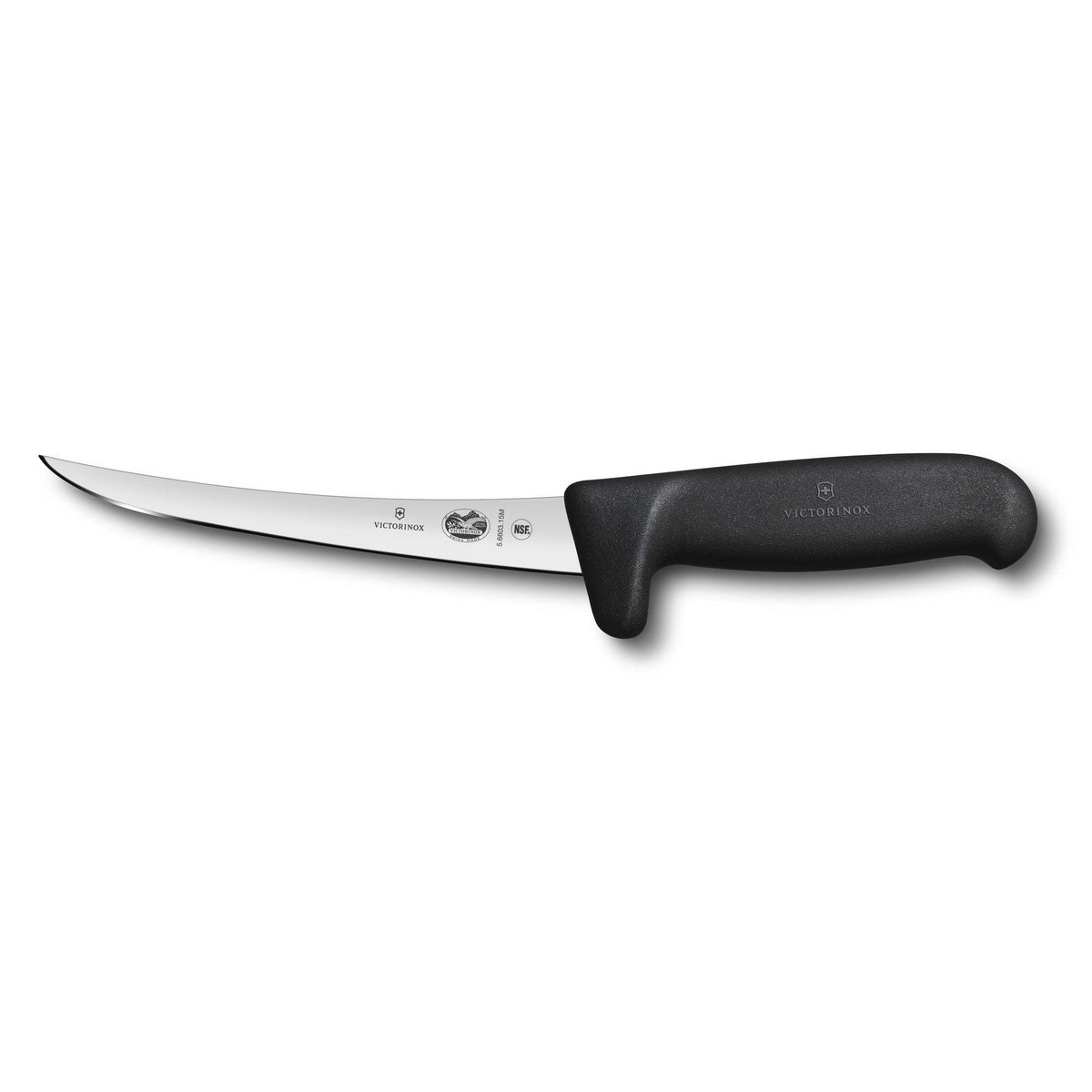 Victorinox Ausbeimesser 15 cm Fibrox 5.6603.15M schwarz gelb