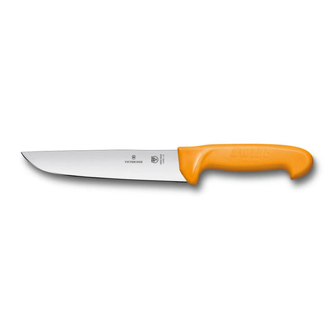 Victorinox Swibo Schlachtmesser mit 18 cm gerader Klinge. Hygienisch, robust & spülmaschinenfest 5.8421.18 Victorinox