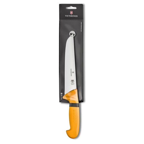 Victorinox Swibo Schlachtmesser 21 cm gerade – Victorinox Profi-Messer für Fleischverarbeitung und Metzgerei 5.8431.21 Victorinox