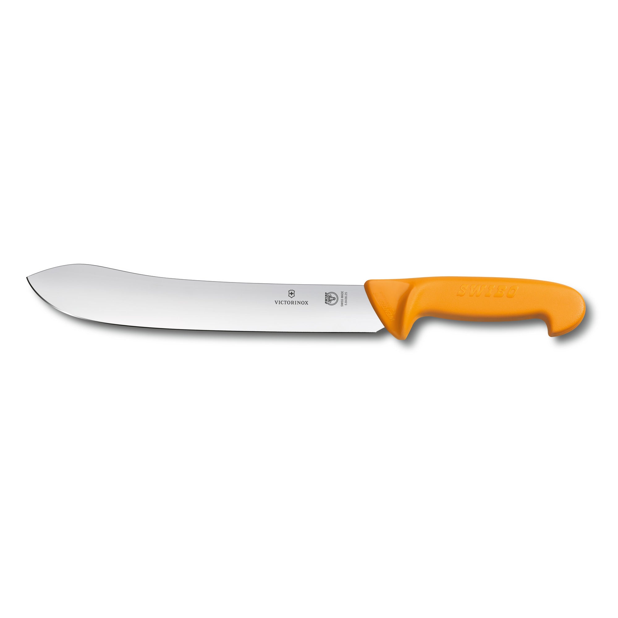Victorinox Swibo Schlachtmesser mit 28 cm gerader Klinge – ideal für Fleischverarbeitung. Ergonomisch, hygienisch, spülmaschinenfest 5.8436.28