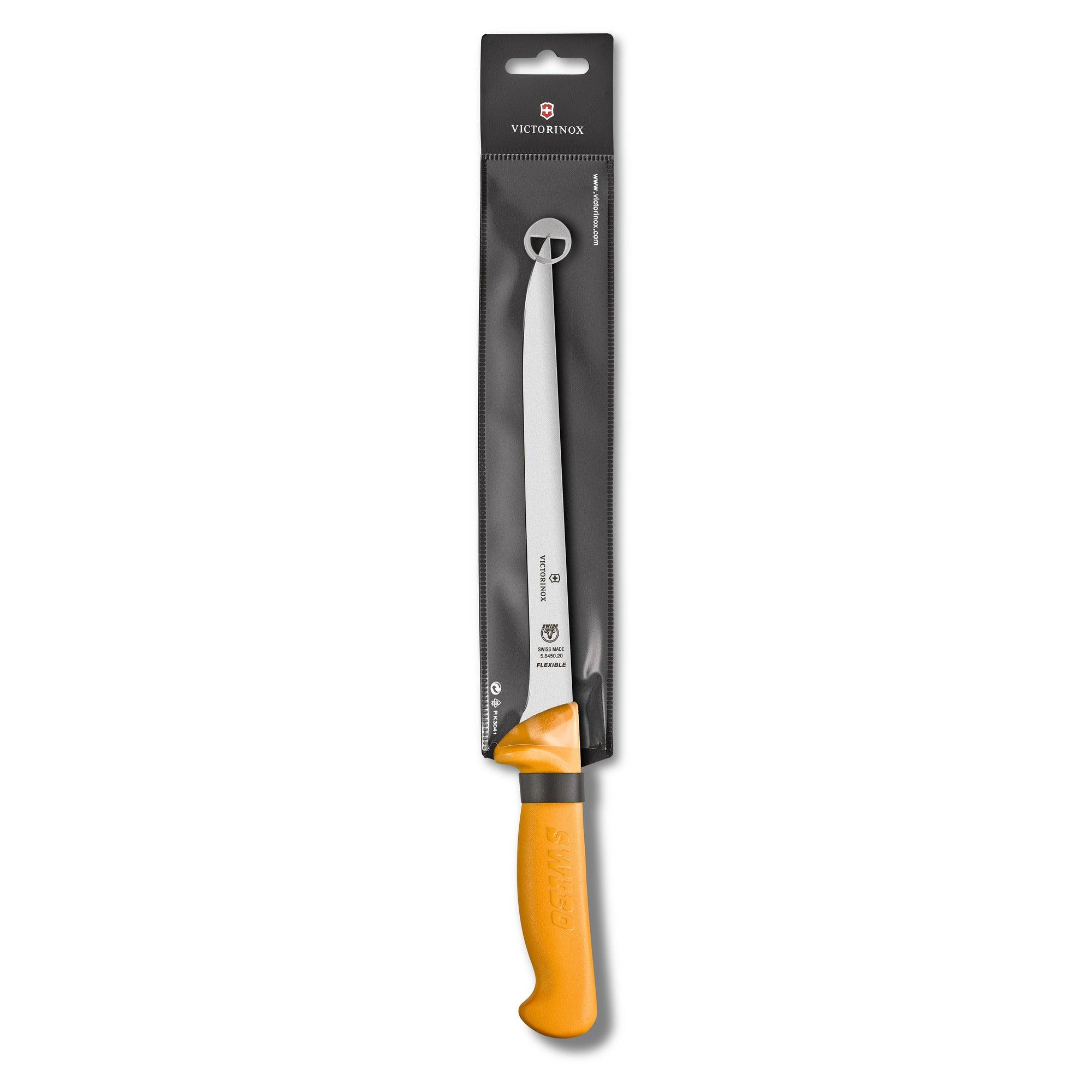 Victorinox Fischfiletiermesser 20cm SB-Hülle Orange Swibo 5.8450.20