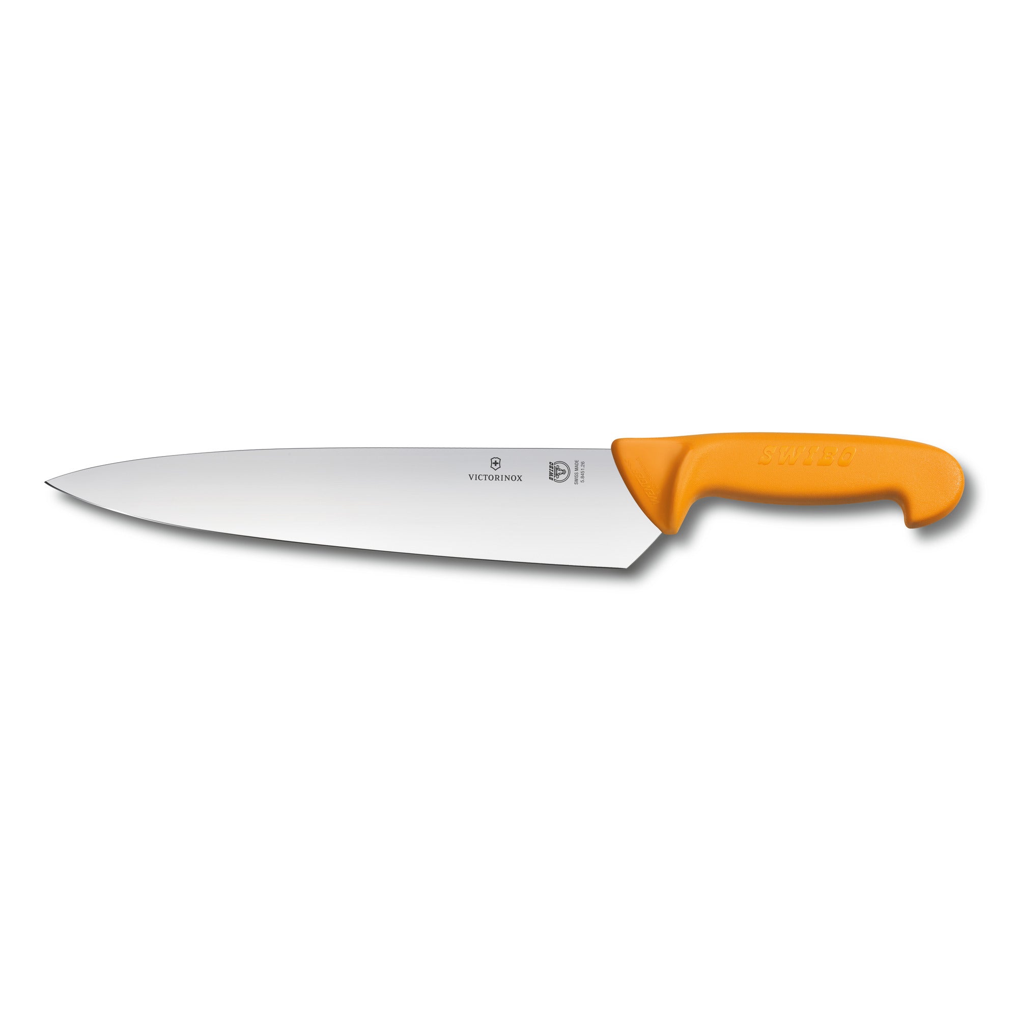 Victorinox Swibo Kochmesser 26 cm – Profi-Chefmesser in Orange – Extra scharf & ergonomisch 5.8451.26