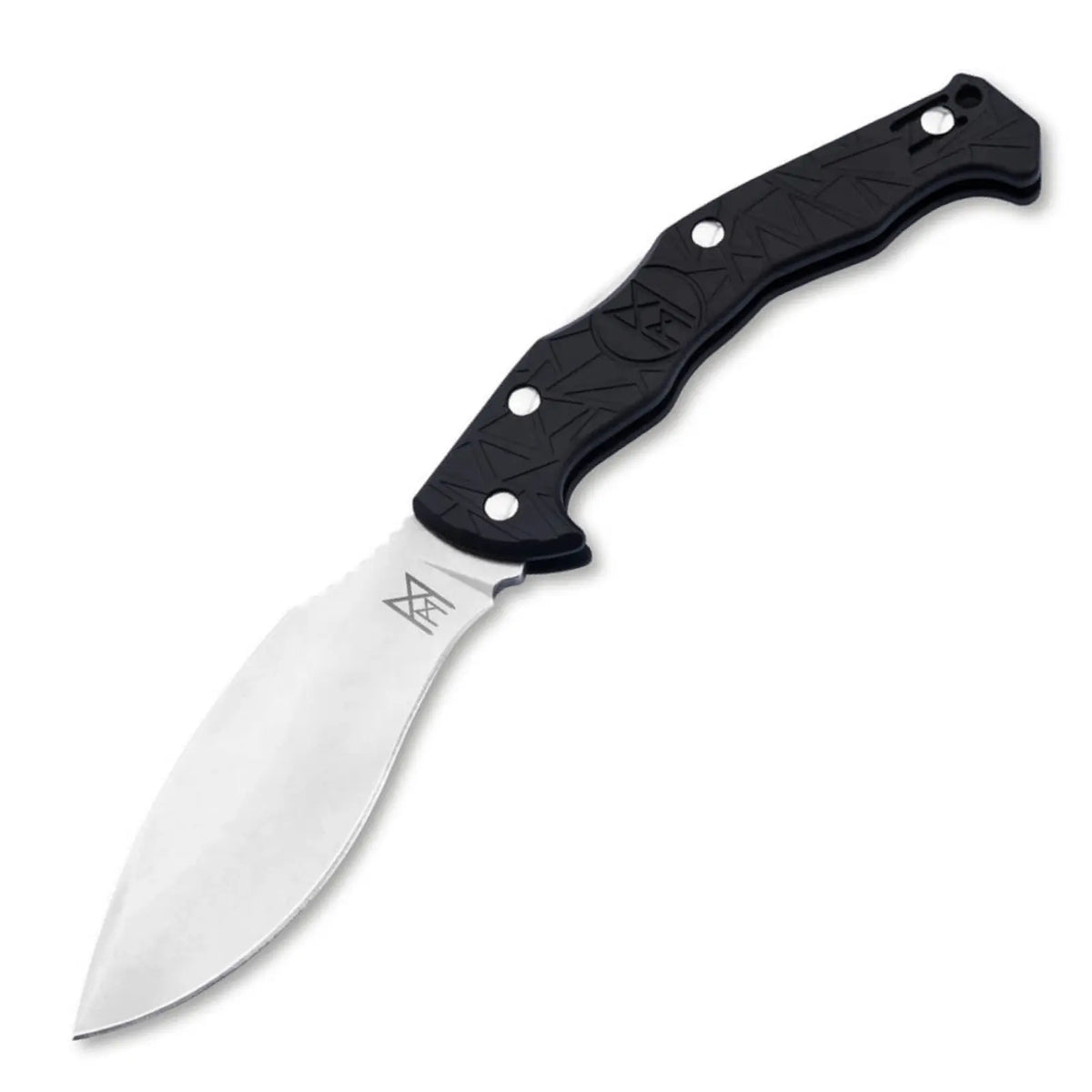 Midgards Messer EDC Kukri Schwarz – Backlock Taschenmesser Midgards-Messer