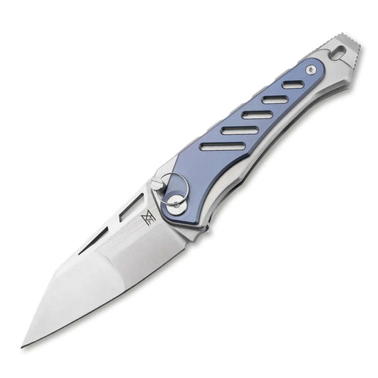 Midgards Messer Zaria Folder – massives Titan-Taschenmesser mit 14C28N Klinge & Pass-Through Lock Bar Midgards-Messer