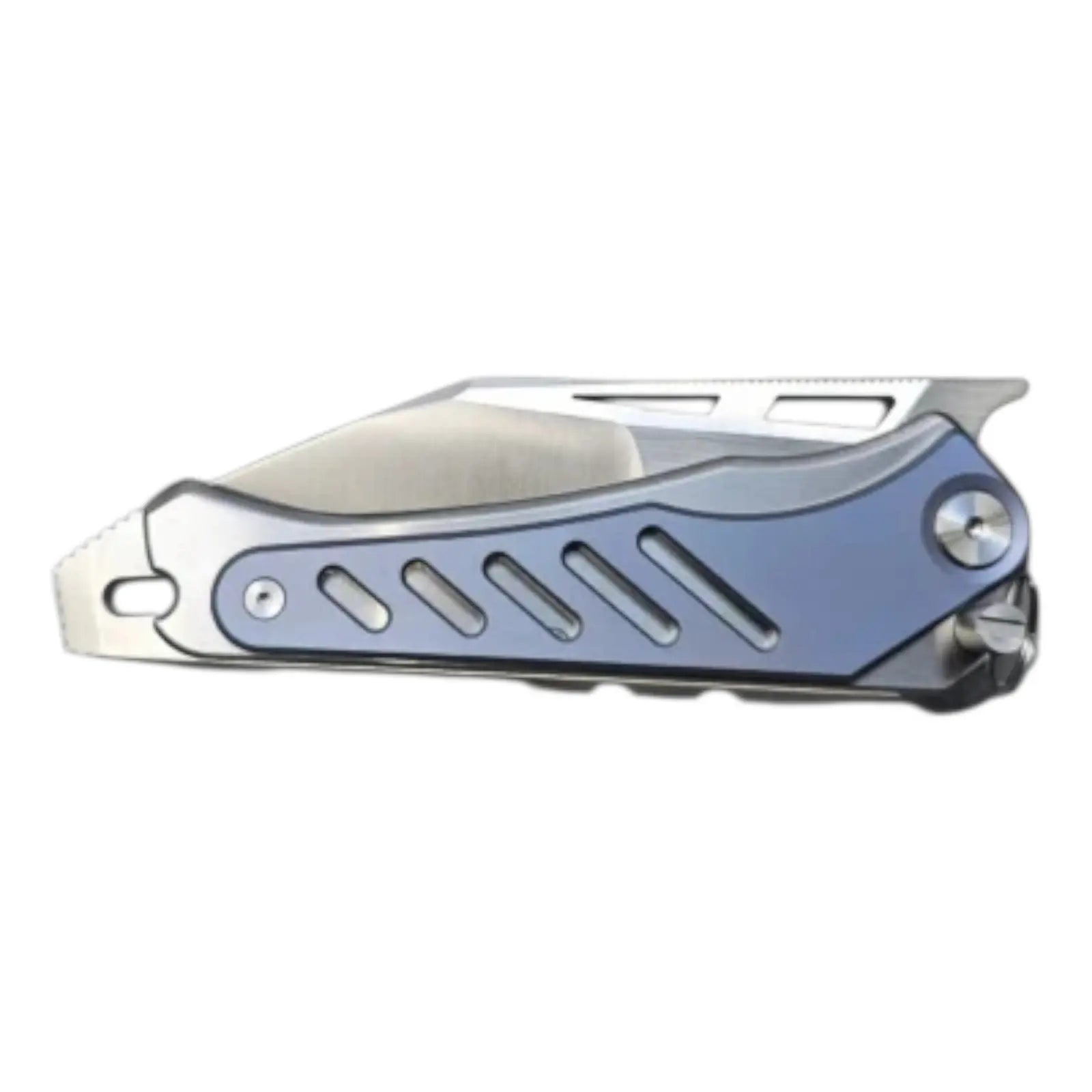 Midgards Messer Zaria Folder – massives Titan-Taschenmesser mit 14C28N Klinge & Pass-Through Lock Bar Midgards-Messer