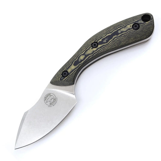 White River Apex Maple / Black Richlite – MagnaCut Fixed Blade EDC | Made in USA White River Knife & Tool