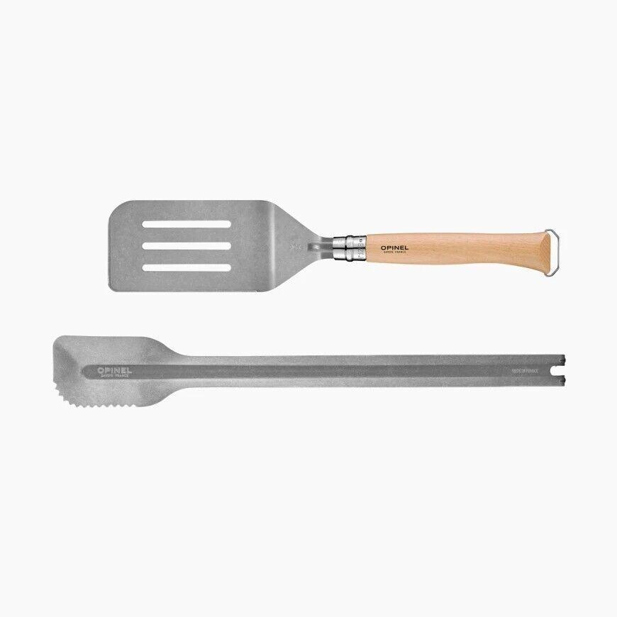 Opinel Barbecue Set Grillset Messer Pfannenwender XL-Grillzange Flaschenöffner