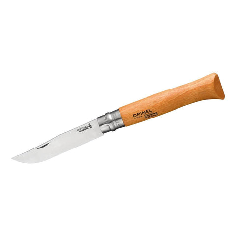 OPINEL Messer Carbon & INOX No 02 - No 12 - Taschenmesser Klappmesser Buchenholz