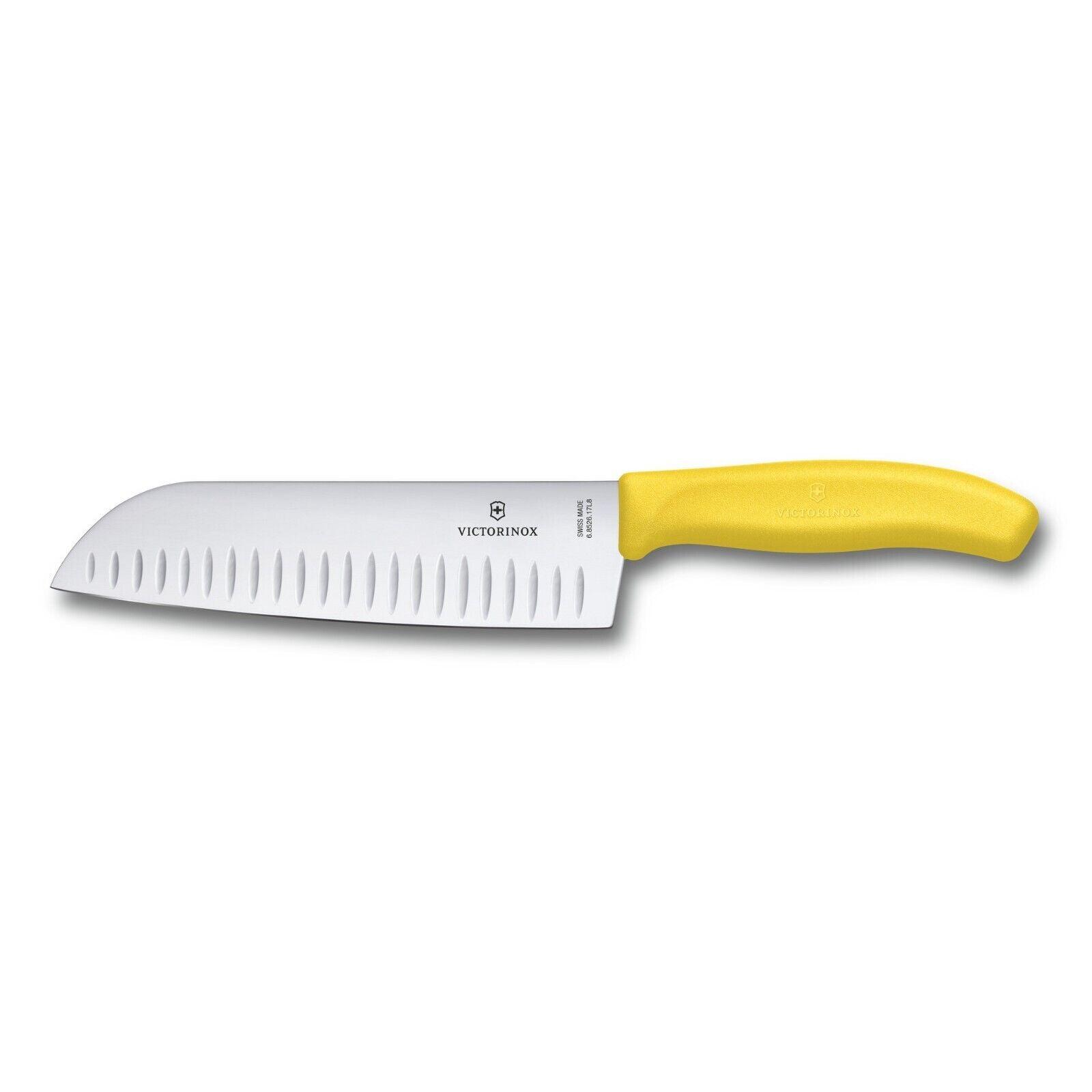 Victorinox Swiss Classic Santokumesser Küchenmesser Kullenschliff Extra Scharf