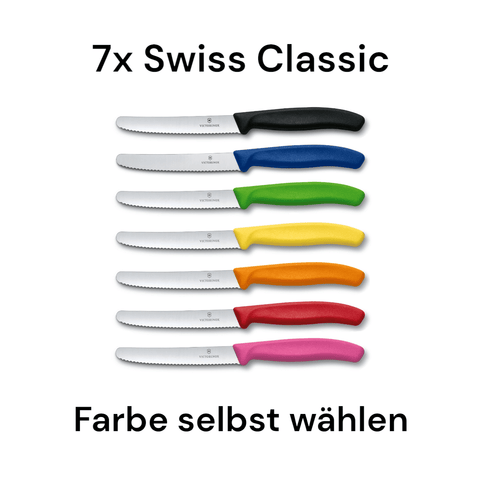 Victorinox Swiss Classic Tafelmesser Tomatenmesser Küchenmesser Wellenschliff 