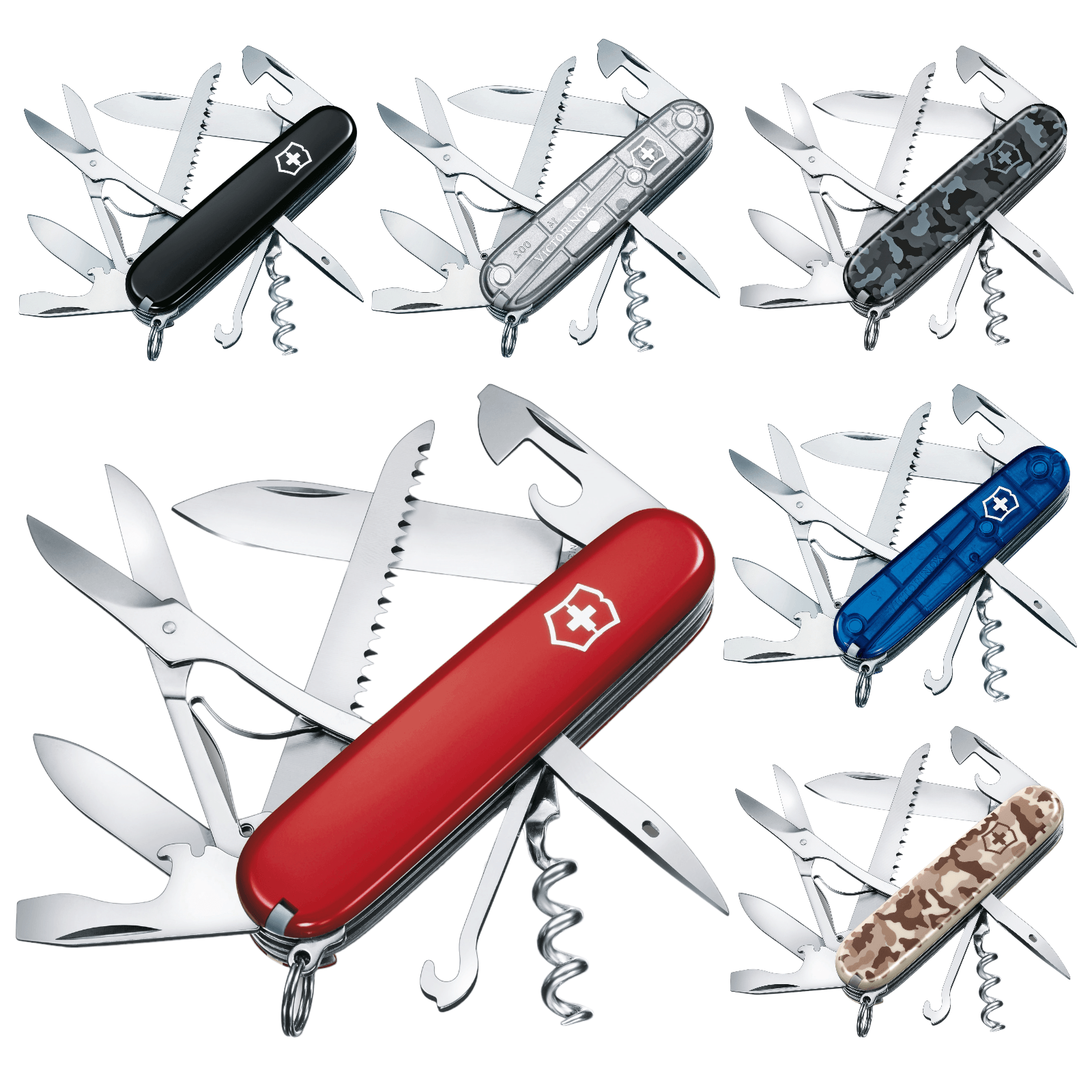 Victorinox Huntsman Taschenmesser Dosenöffner Messer Säge Schere Outdoor Jagd