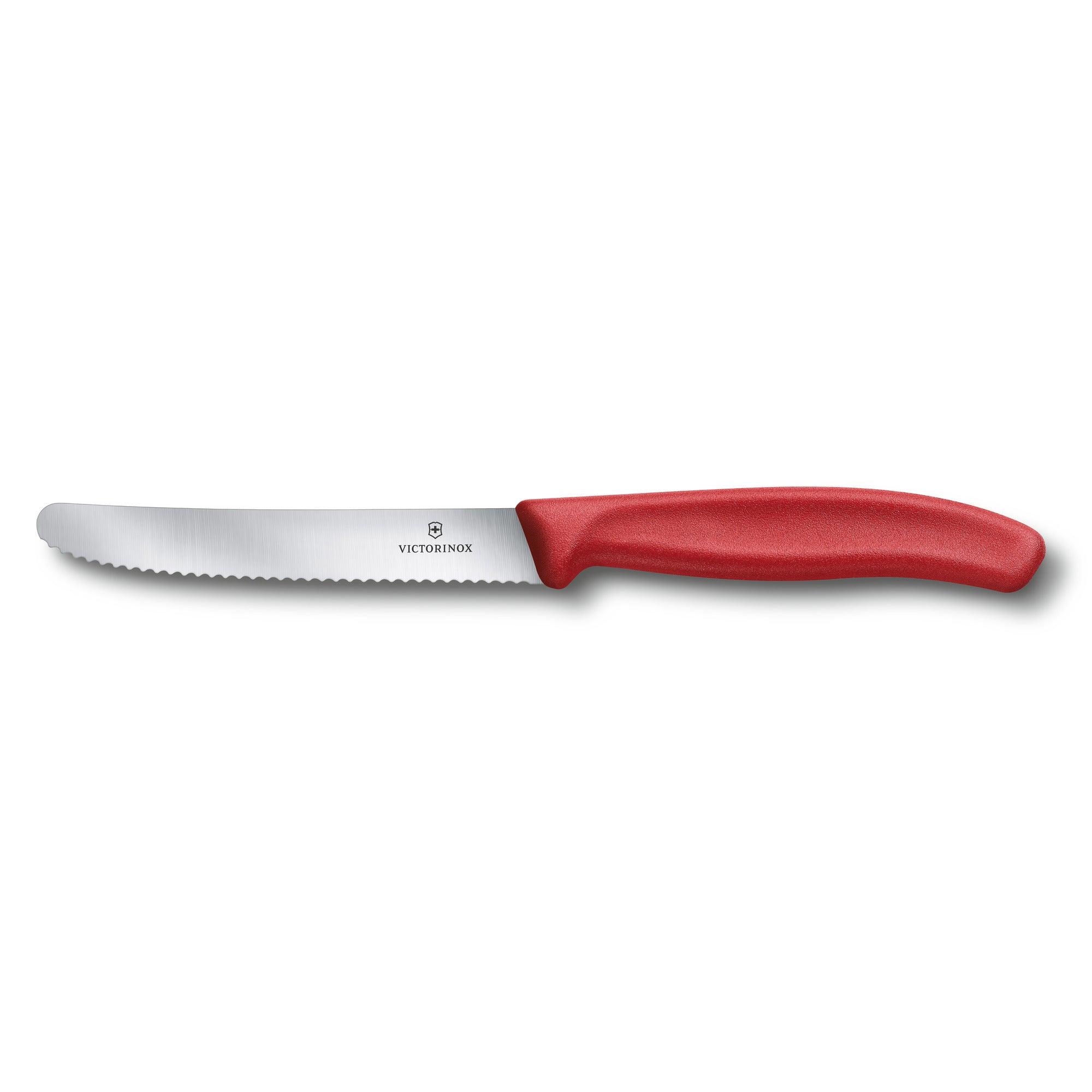 Victorinox TOMATENMESSER-SET Wellenschliff 11CM GESCHENKSCHACHTEL MEHRFARBIG Tafelmesser