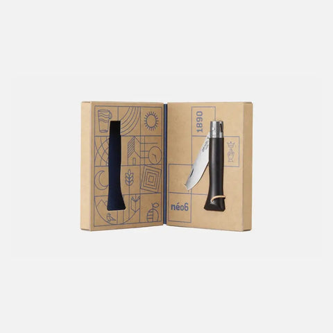 Opinel néo6 Opiflex Taschenmesser Ebenholz – 7 cm EDC, sicher & edel, Made in France Opinel