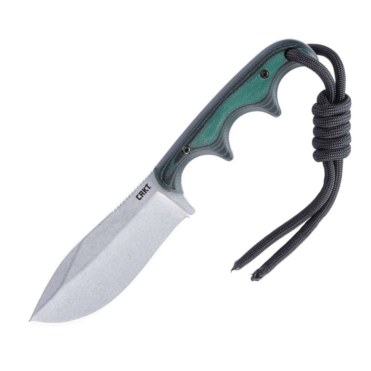 CRKT Minimalist® Nessmuk Micarta Green – Kompaktes Neck Knife für Outdoor & Jagd