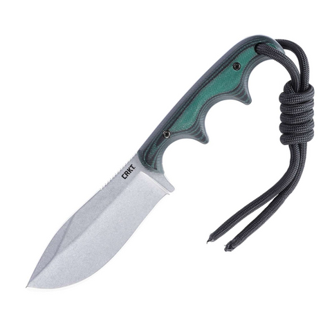 CRKT Minimalist® Nessmuk Micarta Green – Kompaktes Neck Knife für Outdoor & Jagd