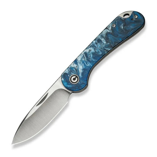 CIVIVI Elementum Slip Joint 14C28N – Blue Ocean Resin (C18062AJ-4) CIVIVI