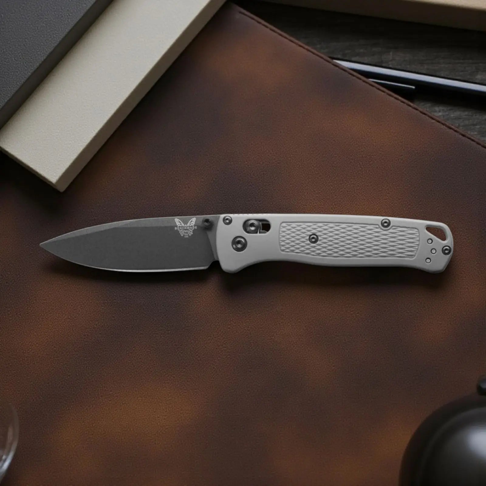 Benchmade 535BK-08 Bugout – Storm Gray Grivory, CPM-S30V, AXIS Lock Benchmade