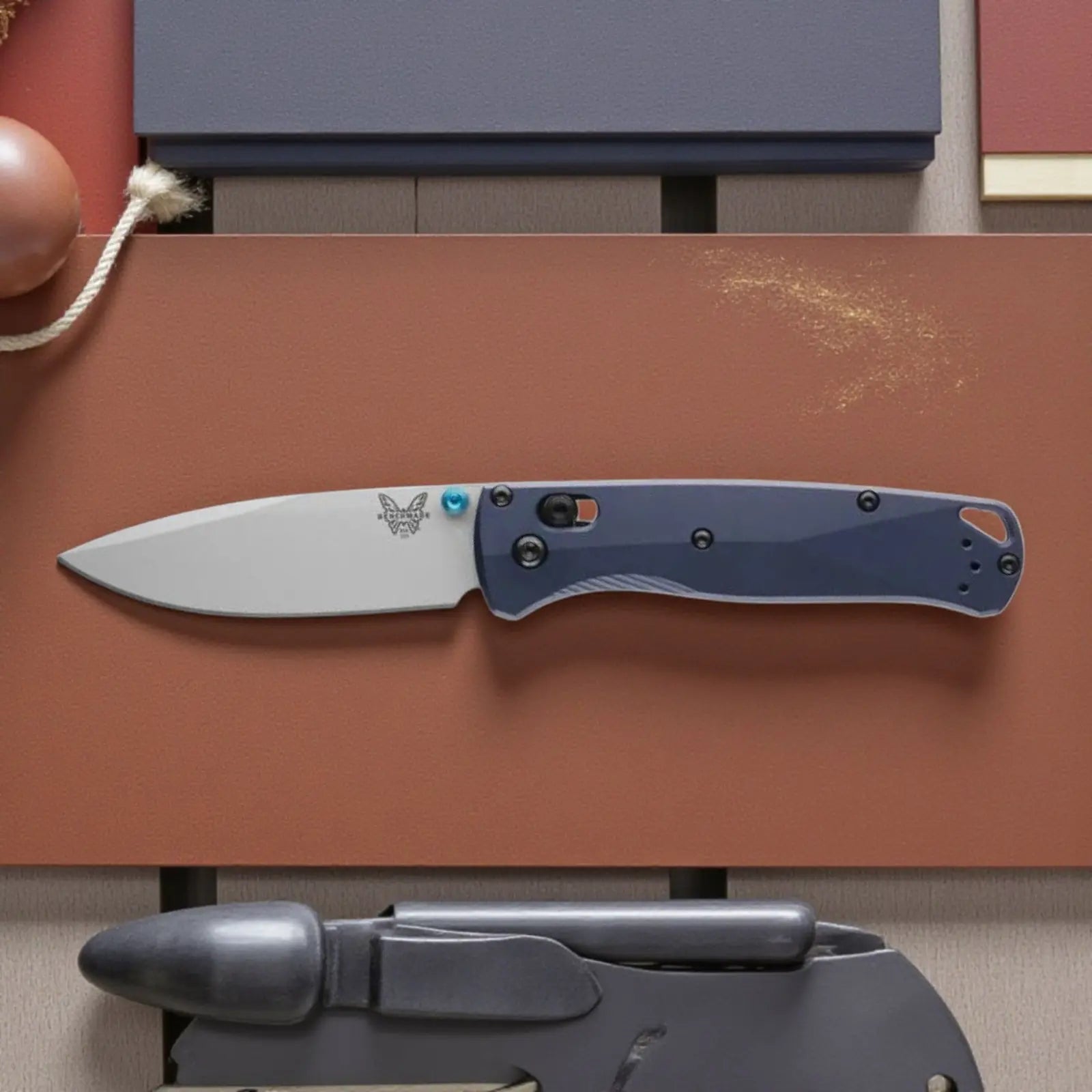 Benchmade 535SL-13 Bugout – Crater Blue Aluminium, S90V, AXIS Lock Benchmade