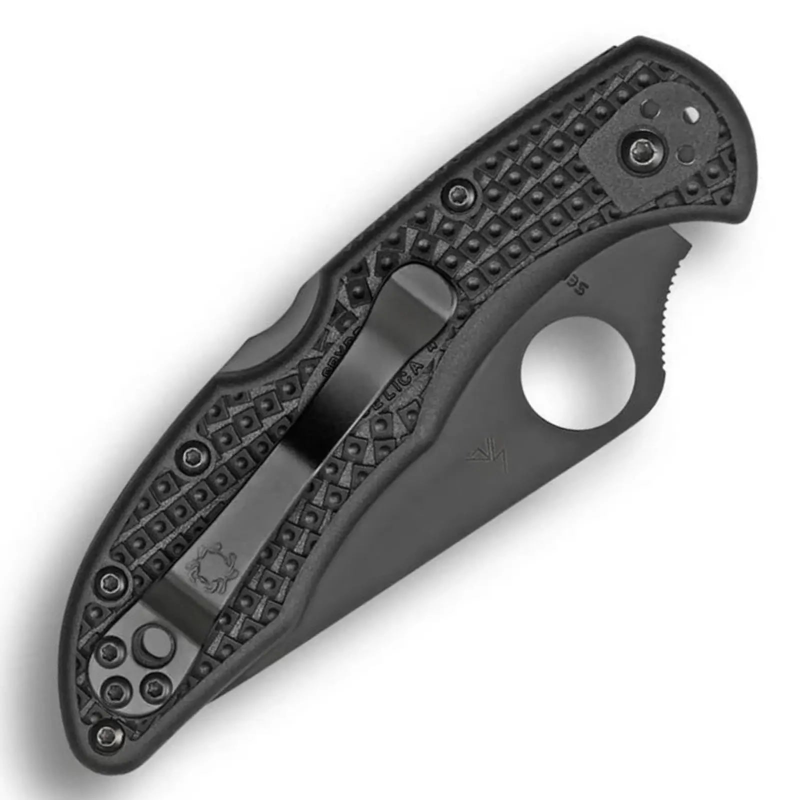 Spyderco C11PSBBK Delica 4 – FRN Black, Teilwellenschliff, VG-10 Spyderco
