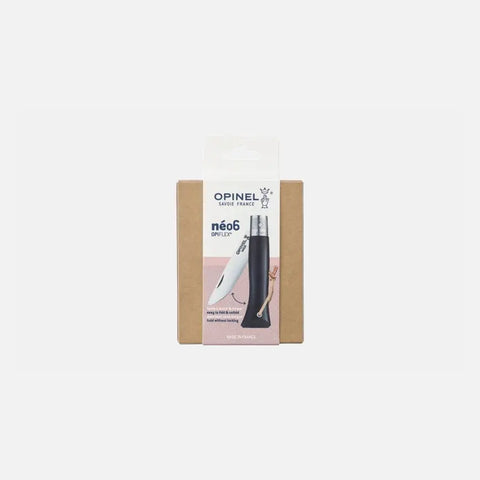 Opinel néo6 Opiflex Taschenmesser Ebenholz – 7 cm EDC, sicher & edel, Made in France Opinel