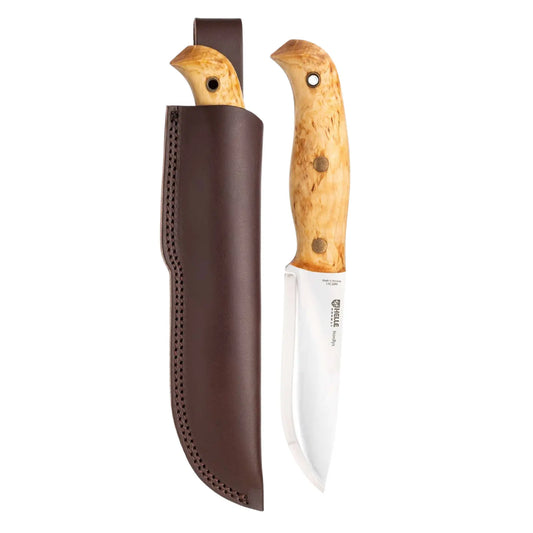 Helle Nordlys Messer 14C28N Scandi Outdoor Bushcraft Jagdmesser HELLE