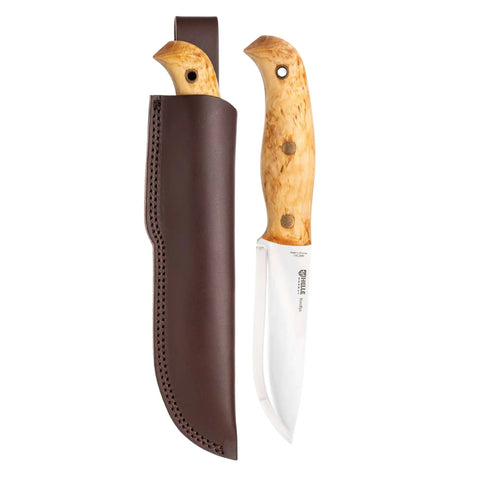 Helle Nordlys Messer 14C28N Scandi Outdoor Bushcraft Jagdmesser HELLE