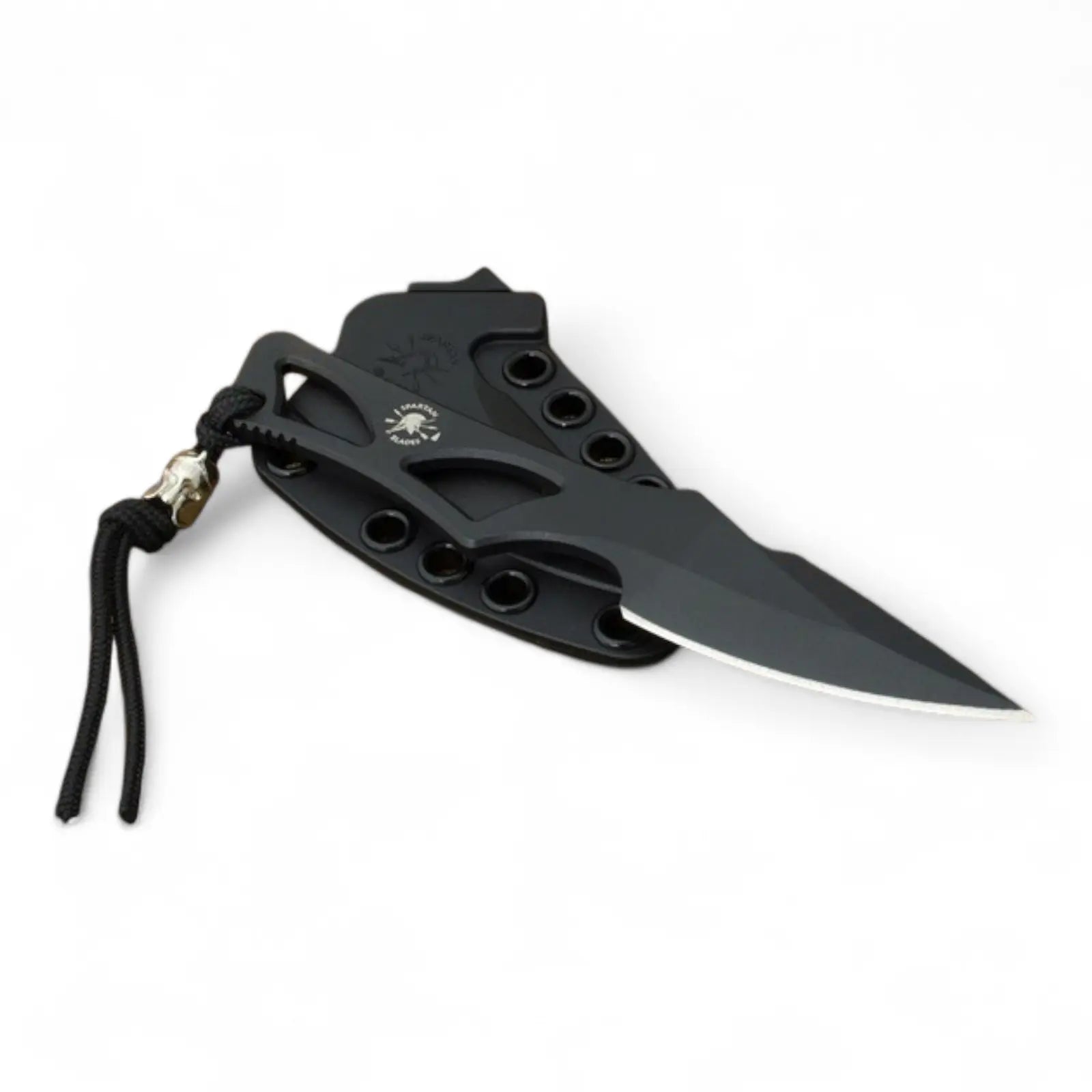 Spartan Blades Enyo All Black – Fixed Blade EDC Messer – AUS-8A – Skelettmesser Spartan Blades
