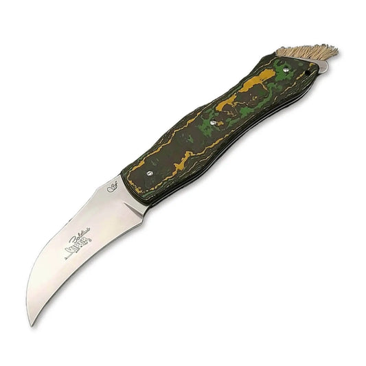Viper Boletus CF Toxic Storm Pilzmesser Nitro-B Carbon Slipjoint Messer Lederetui Viper