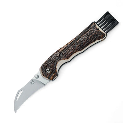 Fox Knives Spora FX-409 CE Hirschhorn 12C27 Linerlock Taschenmesser Made in Italy Fox Knives
