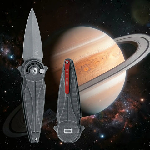 Fox Saturn Aluminium Grey – N690 – Radius Lock – Flipper – Fox Knives Fox Knives