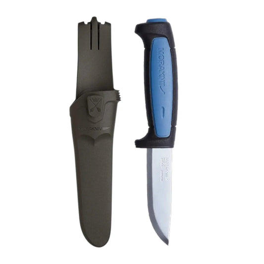 Morakniv Pro (S) Arbeitsmesser – 12C27 Edelstahl mit 2 mm Klinge & rutschfestem Griff Morakniv