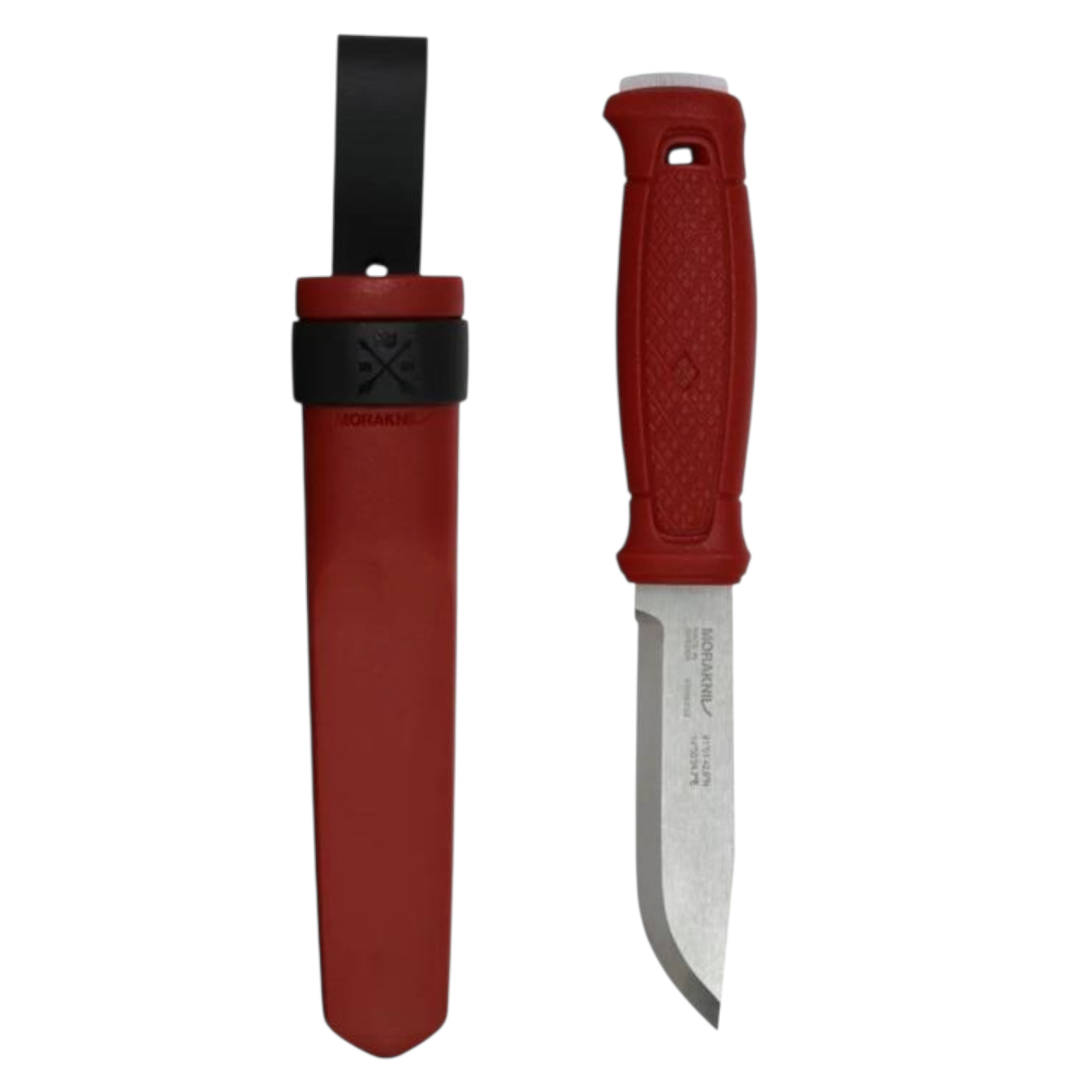 Morakniv Garberg (S) Dala Red – Full-Tang Bushcraft Messer mit 14C28N Stahl & Firesteel-Rücken