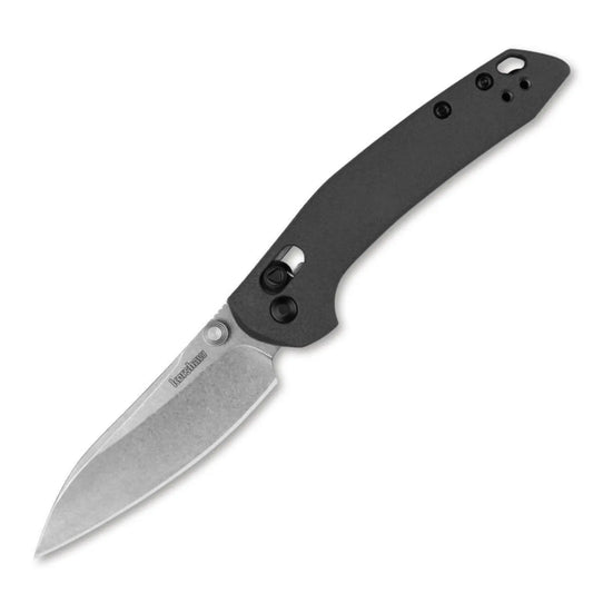 Kershaw Duster – geöffnetes kompaktes EDC-Taschenmesser in Gesamtansicht