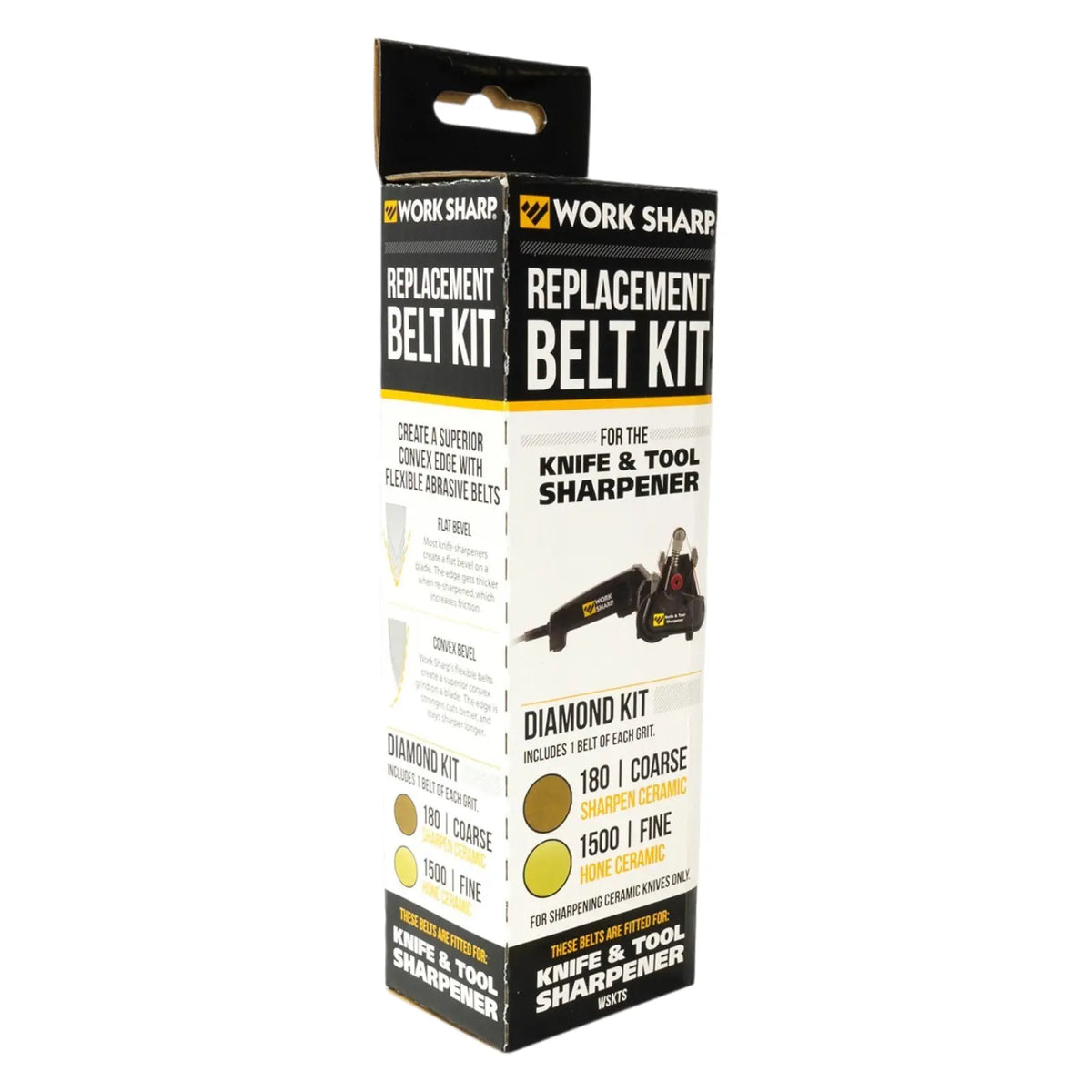 Work Sharp WSKTS Diamond Belt Kit 180/1500 | Schleifbänder für Keramikklingen Work Sharp