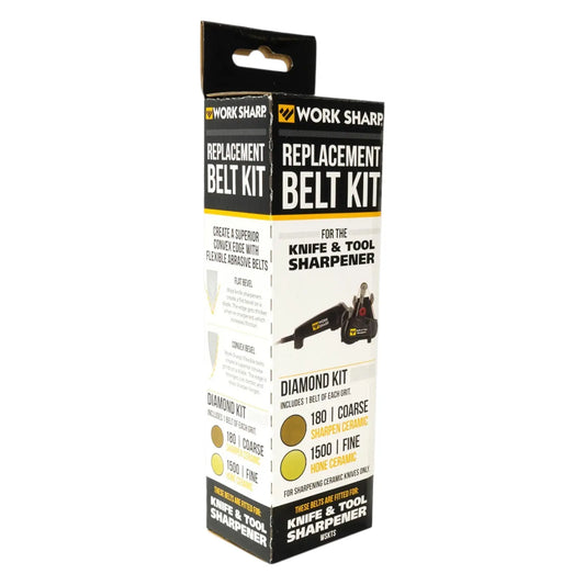 Work Sharp WSKTS Diamond Belt Kit 180/1500 | Schleifbänder für Keramikklingen Work Sharp