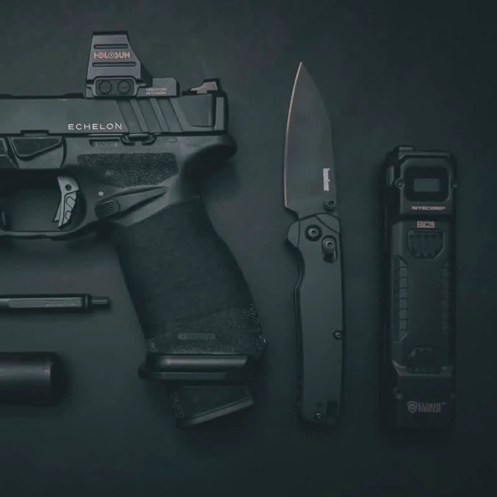 Kershaw Bel Air Clippoint MagnaCut All Black – Premium EDC Taschenmesser mit G10 & DuraLock | Made in USA Kershaw