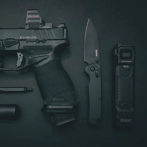 Kershaw Bel Air Clippoint MagnaCut All Black – Premium EDC Taschenmesser mit G10 & DuraLock | Made in USA Kershaw