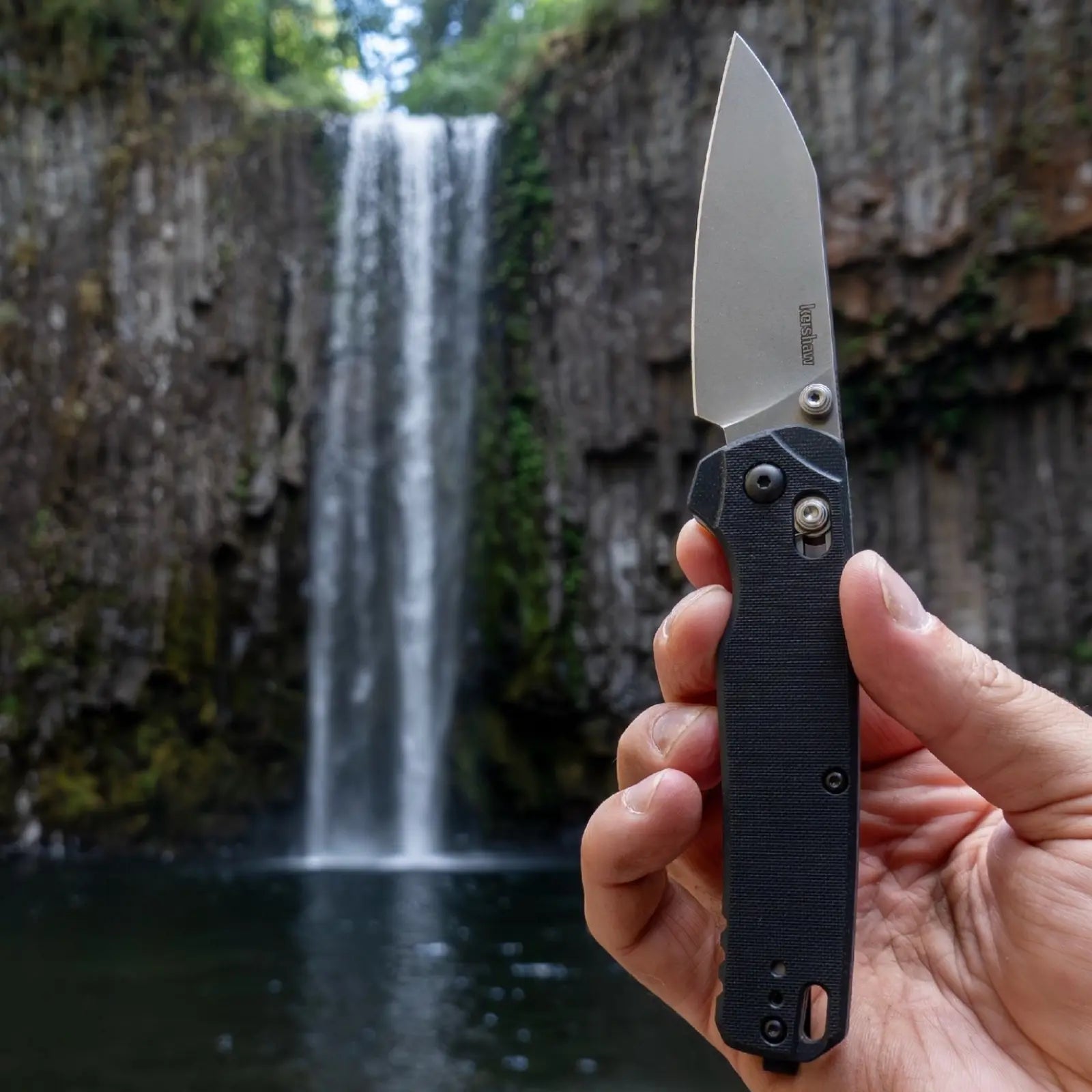 Kershaw Bel Air XL MagnaCut – Premium Taschenmesser mit Wharncliffe-Klinge, DuraLock & G10 | Made in USA Kershaw