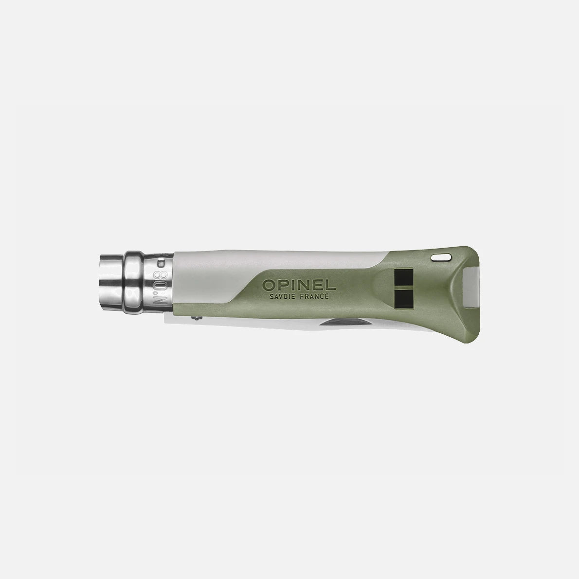 Opinel N°08 Horizon Khaki Taschenmesser – Linerlock, 12C27 Stahl, Outdoor-EDC