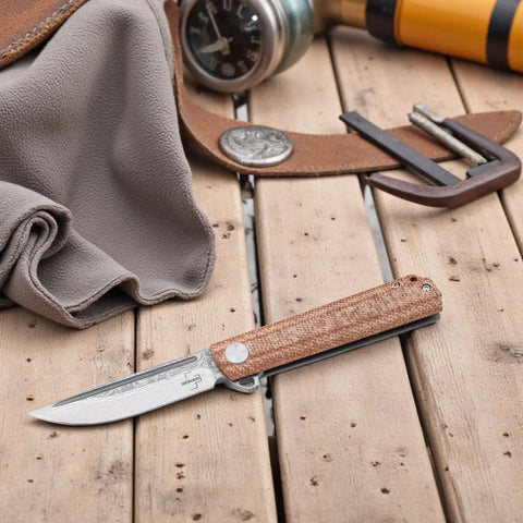 Böker Plus Cataclyst Flipjoint Damast – Edles Gentleman-EDC mit 110 Lagen Damast Böker Plus